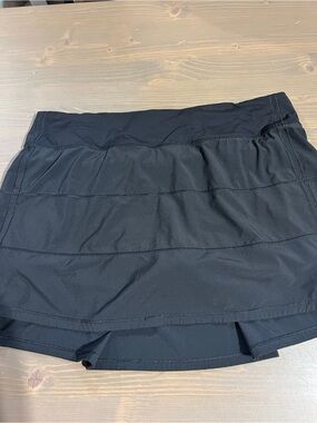 lululemon athletica Black Athletic Skort with Built-In Shorts